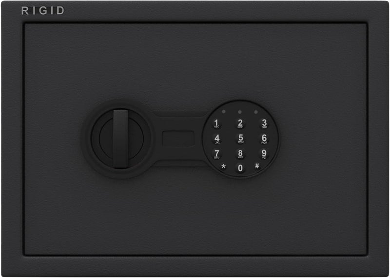 RIGID Safe Box for Home - Digital Keypad Safe Locker, Steel Anti-Theft Security Safe for Money, Jewelry & Documents, Small Fireproof Locker Box - Image 3